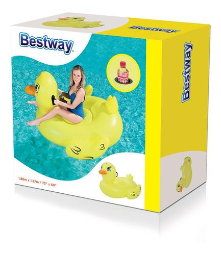 PATO INFLABLE CON MANIJAS 186CM EN CAJA