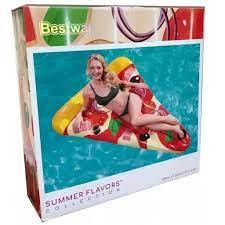 COLCHONETA INFLABLE PIZZA 188X130CM EN CAJA