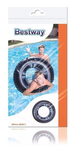 SALVAVIDAS RUEDA INFLABLE 91CM