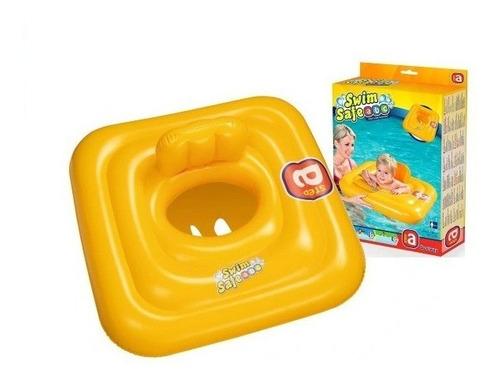 SALVAVIDAS BOMBACHA INFLABLE  CUADRADO EN CAJA
