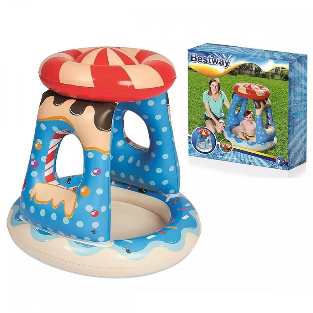 PILETA INFLABLE CANDY CON TECHO 91CM