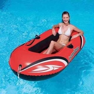 BOTE INFLABLE CON INFLADOR PARA 1 PERSONA 196X114CM