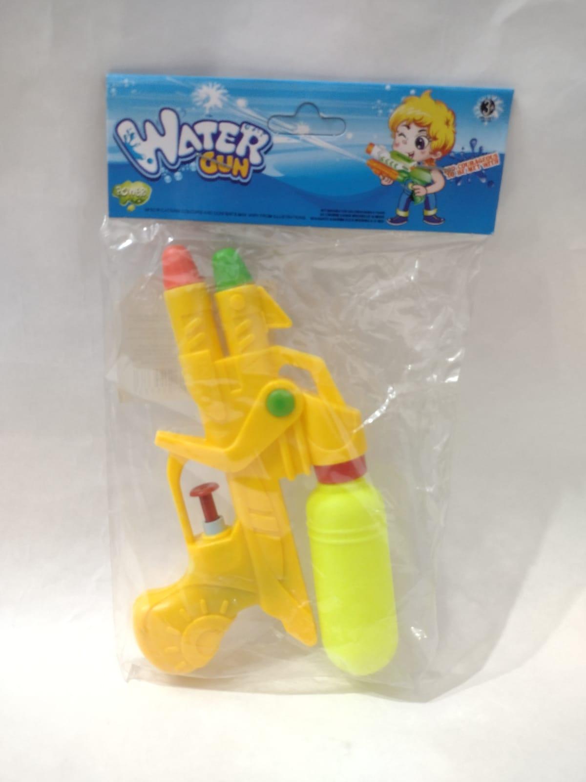 PISTOLA DE AGUA DOBLE CHORRO CHICA EN BOLSA (56771)