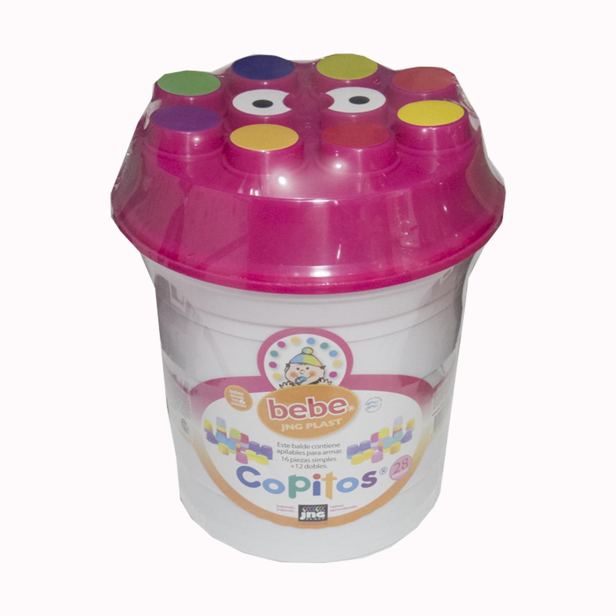 BALDE COPITOS 28PZAS ROSA