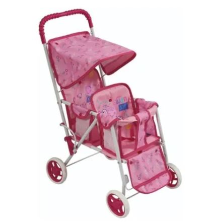 COCHE PARA MELLIZOS PEPPA PIG