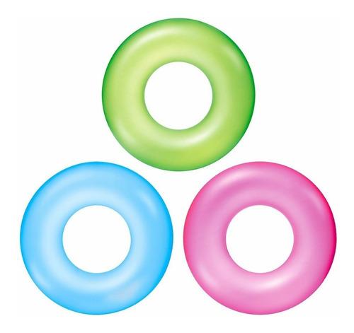 SALVAVIDAS INFLABLE LISO 76CM (POK36024)