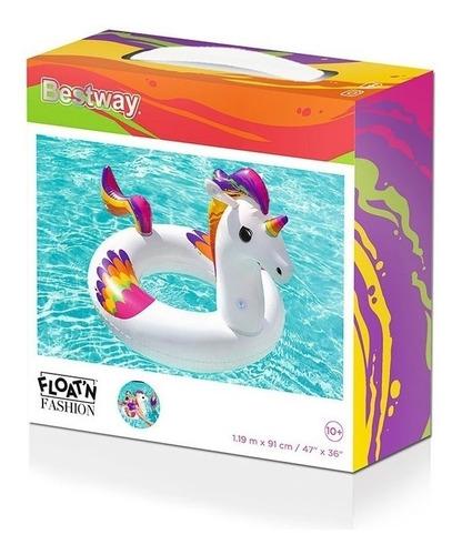 SALVAVIDAS INFLABLE UNICORNIO 119 CM