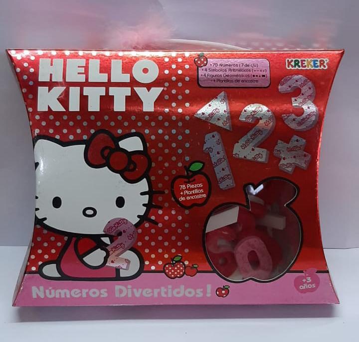 NUMEROS DIVERTIDOS KITTY GOMA EVA