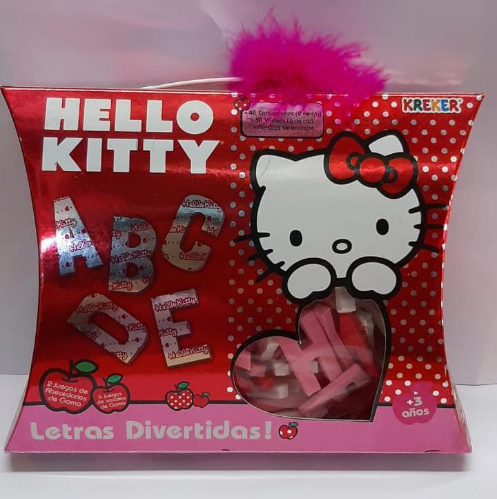 LETRAS DIVERTIDAS KITTY GOMA EVA