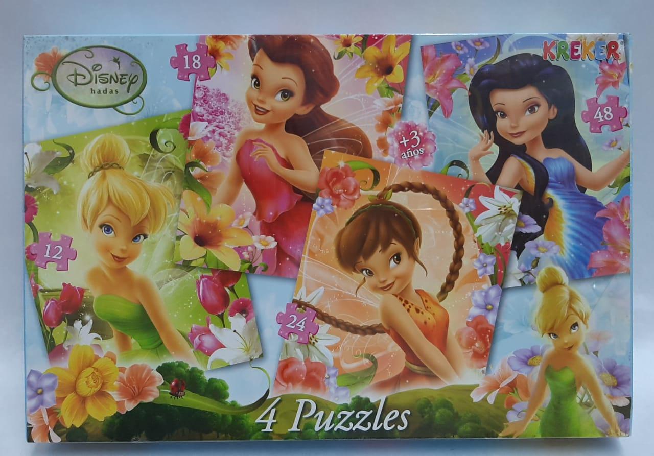 4 PUZZLES 12 - 18 - 24 - 48 PZAS FAIRES