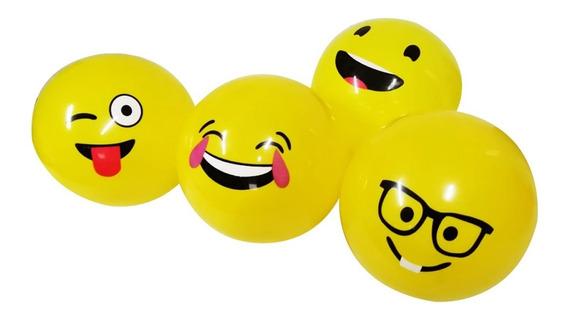 PELOTA EMOJI Nº5 X10 AMARILLA EL RENACER