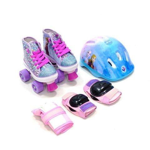 COMBO PATIN ZAPATILLA FROZEN C/LENTEJUELAS