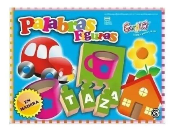 TRIPLES - PALABRAS FIGURAS MADERA