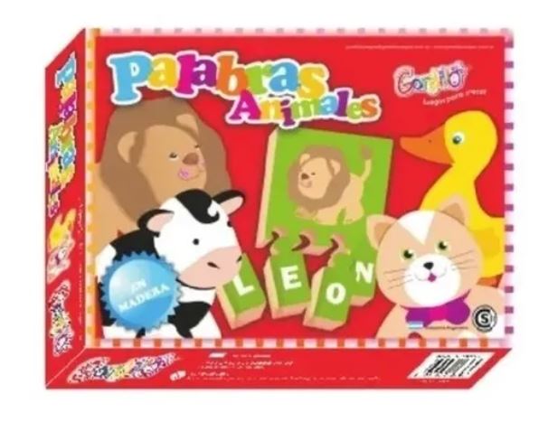 TRIPLES - PALABRAS ANIMALES MADERA