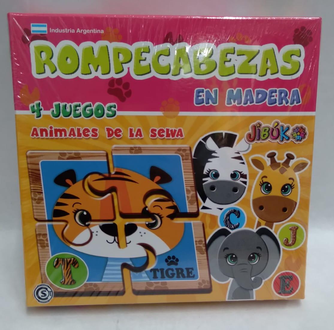 ROMPECABEZAS MADERA SELVA