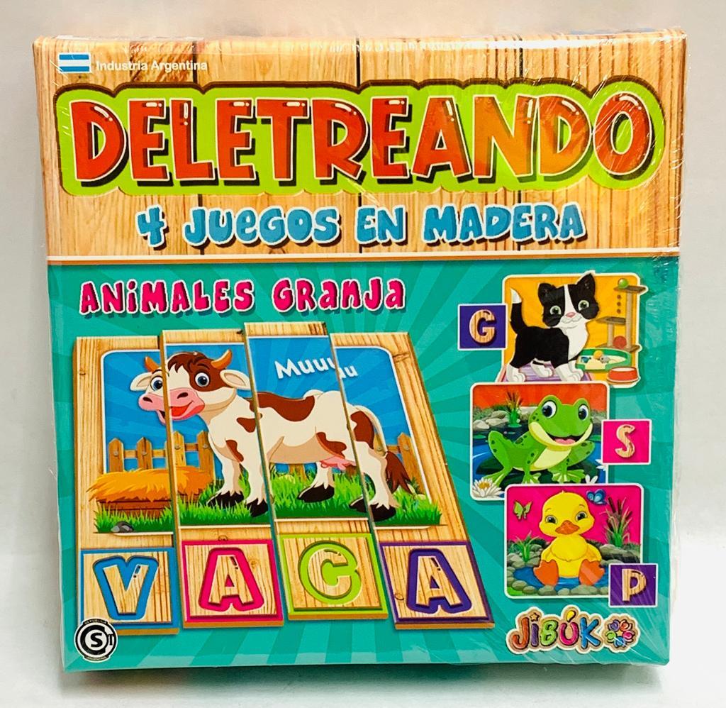 DELETREANDO MADERA GRANJA