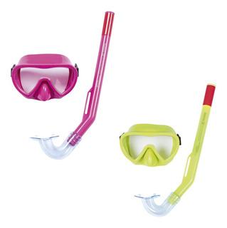 SET DE MASCARA CON SNORKEL EN BOLSA +3 AÑOS - 2 COLORES