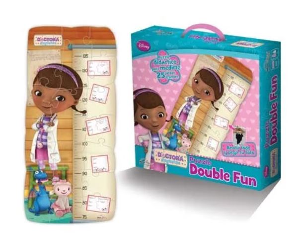 PUZZLE DOUBLE FUN DRA. JUGUETES