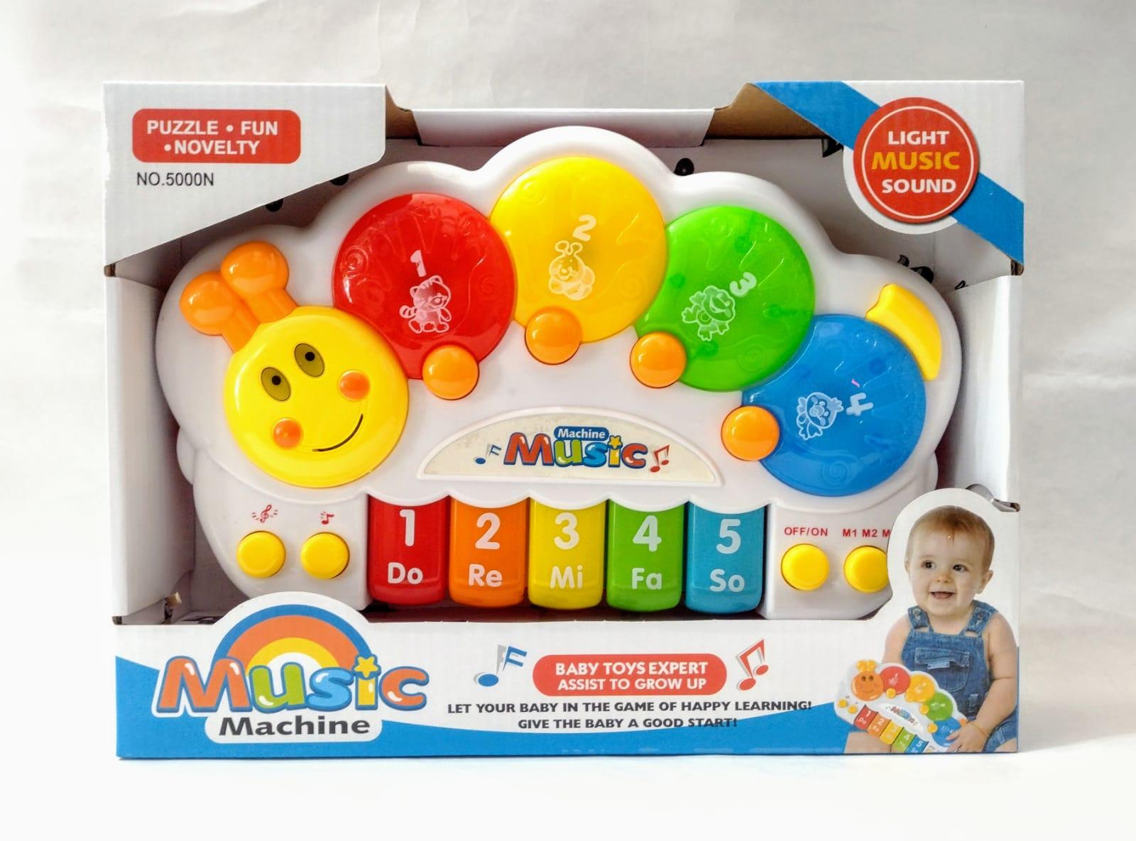 ORGANO MUSICAL GUSANITO LUZ Y SONIDO
