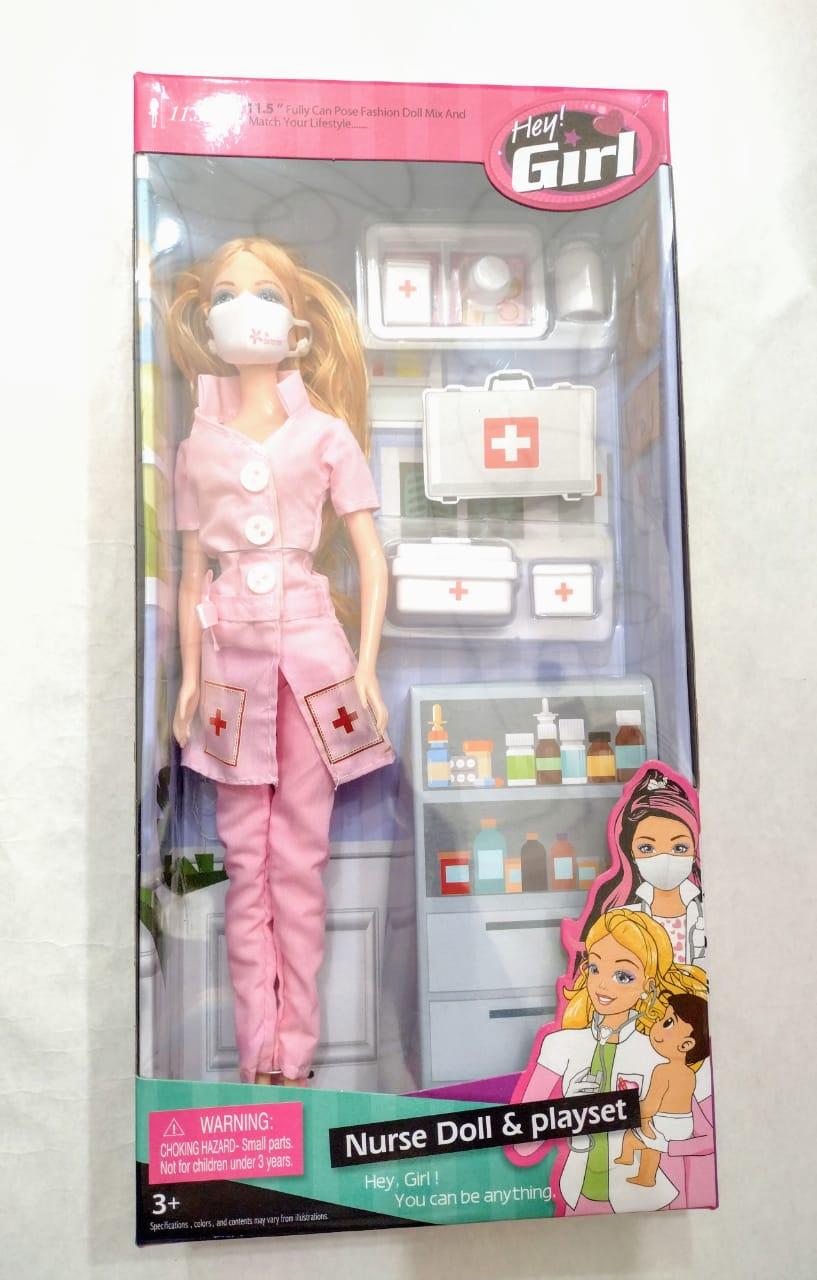 MUÑECA FLACA DOCTORA C/ACC.