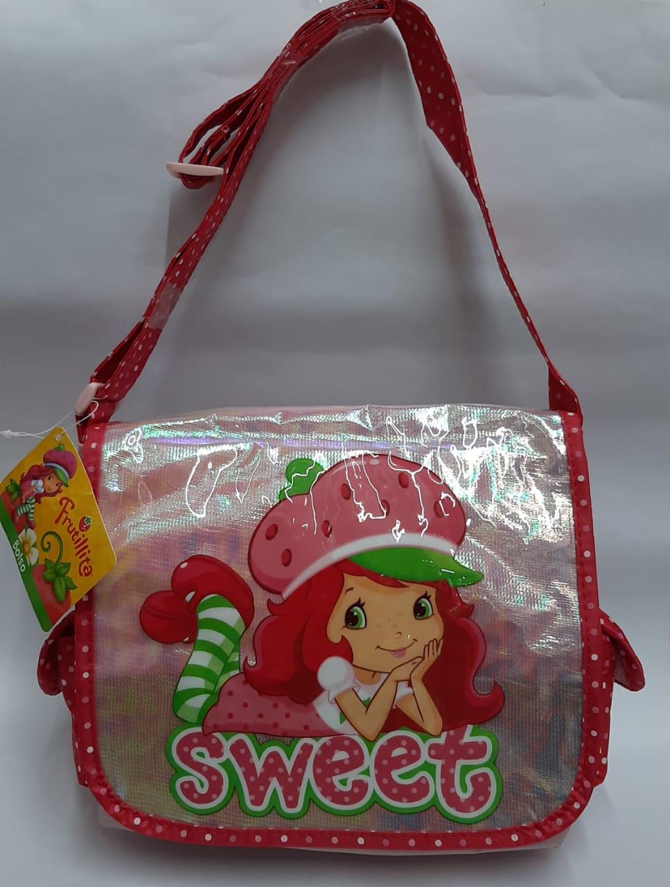 CARTERA MORRAL CON TAPA FRUTILLITA