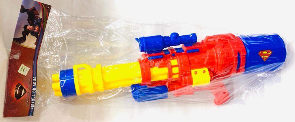 PISTOLA DE AGUA SUPERMAN GDE. 64CM