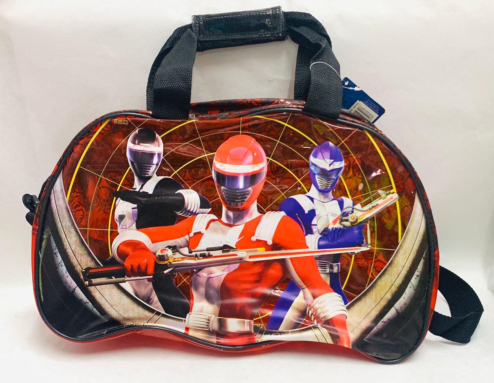BOLSO OVAL TRANSPARENTE POWER RANGERS