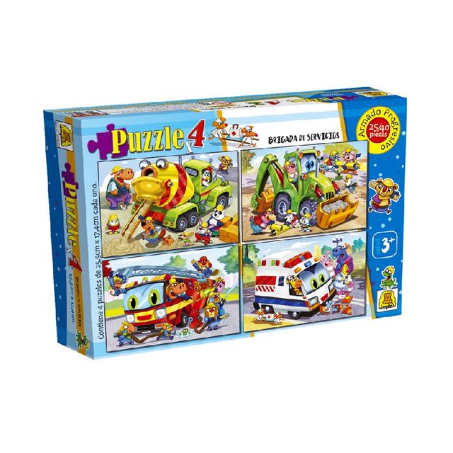 PUZZLE X4 BRIGADA DE SERVICIOS
