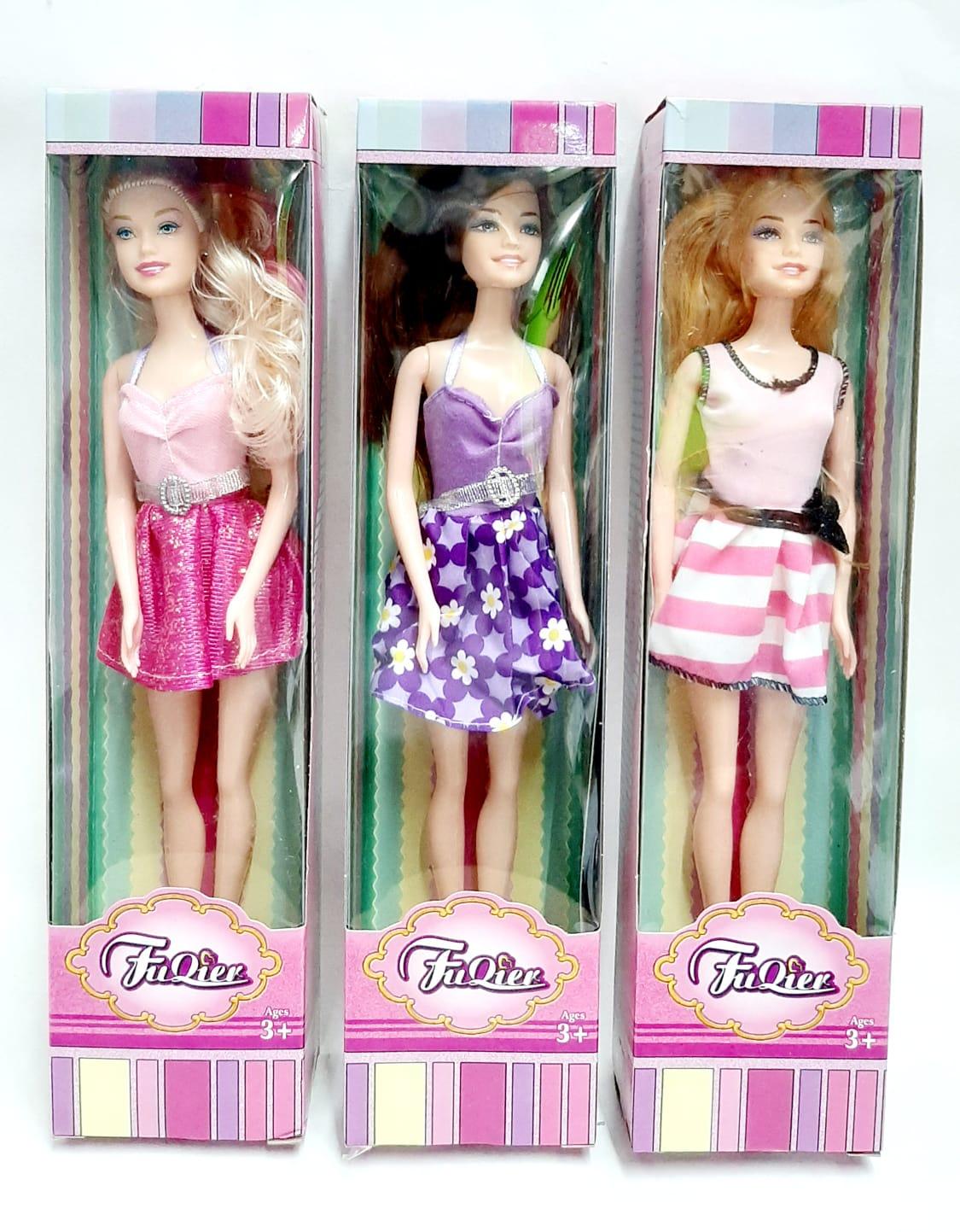 MUÑECA FLACA CON VESTIDO (300-4)
