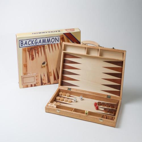 BACKGAMMON CAJA MADERA GT1030
