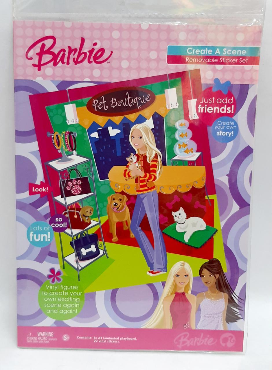 STICKERS REMOVIBLE BARBIE