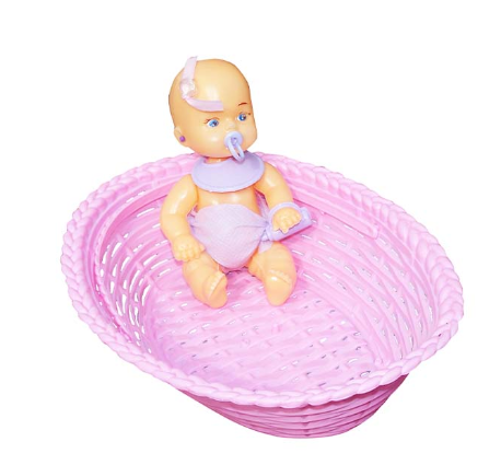 BEBE MINI CON CANASTO