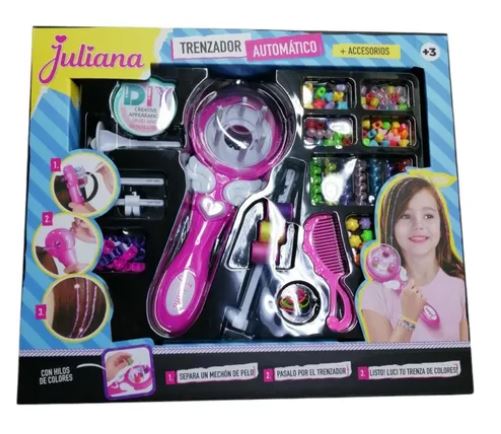 JULIANA TRENZADOR AUTOMATICO CON ACCESORIOS