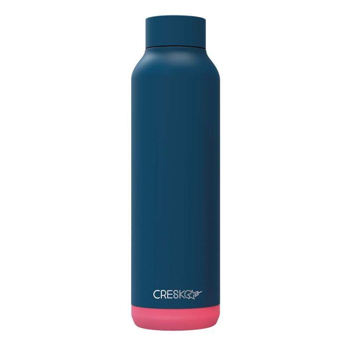 BOTELLA ACERO 630 ML DOBLE CUERPO AZUL