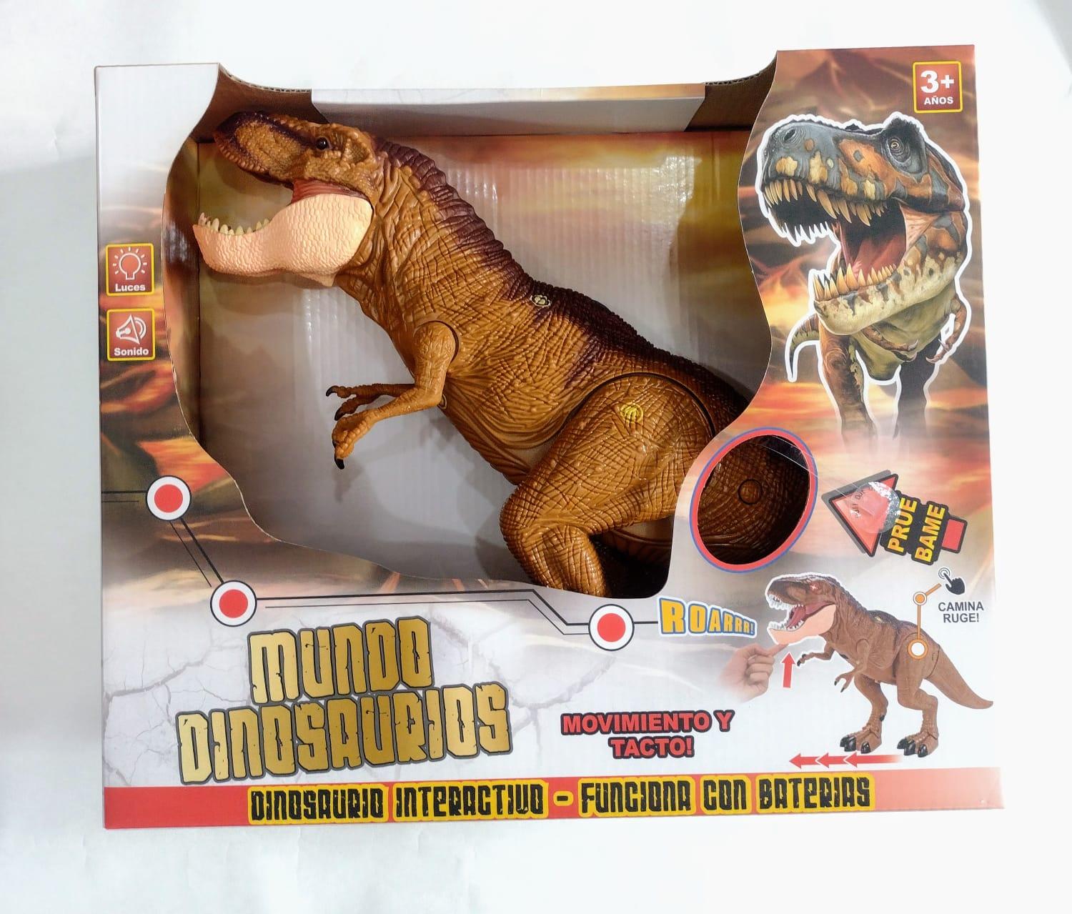 DINOSAURIO INTERACTIVO C/LUZ Y SONIDO