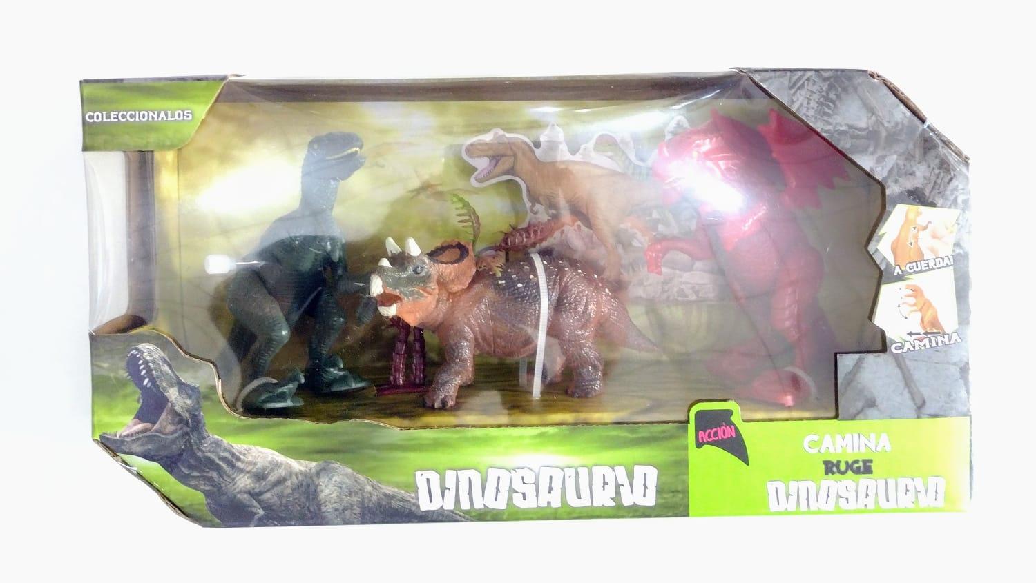 DINOSAURIO X3 CHICO A CUERDA