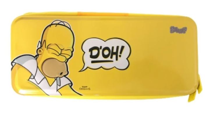 CANOPLA LATA RECTANGULAR SIMPSONS - 2 MODELOS -