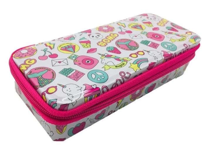 CANOPLA LATA RECTANGULAR UNICORNIO/KAWAII - 2 MODELOS -