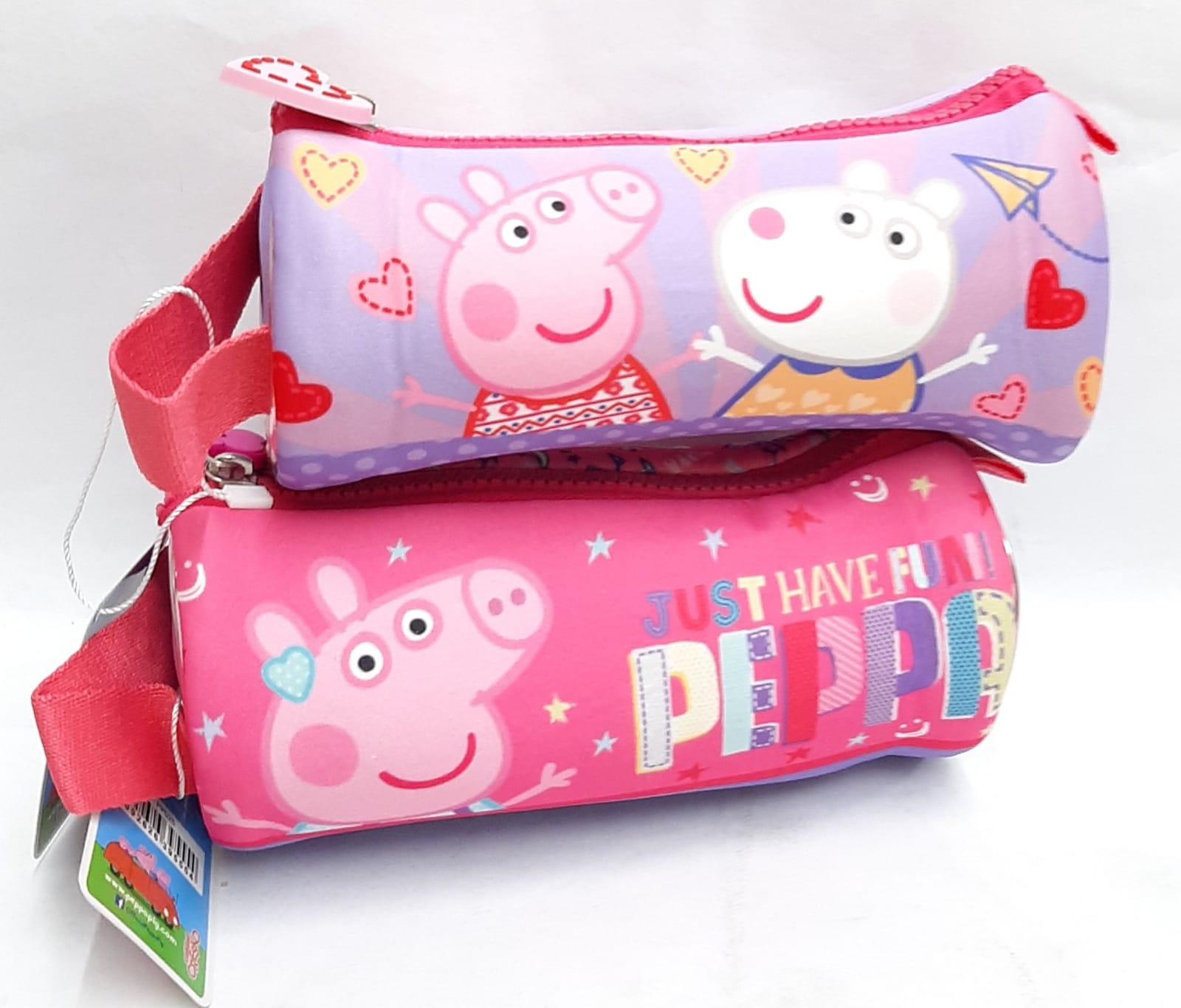 CARTUCHERA CANOPLA TUBO NEOPRENE PEPPA PIG (PP023)