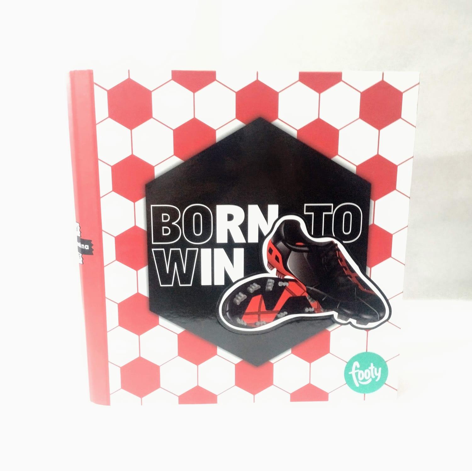 CARPETA 3 ANILLOS BORN TO WIN