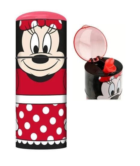 VASO BOTELLA MINNIE C/PICO Y TAPA