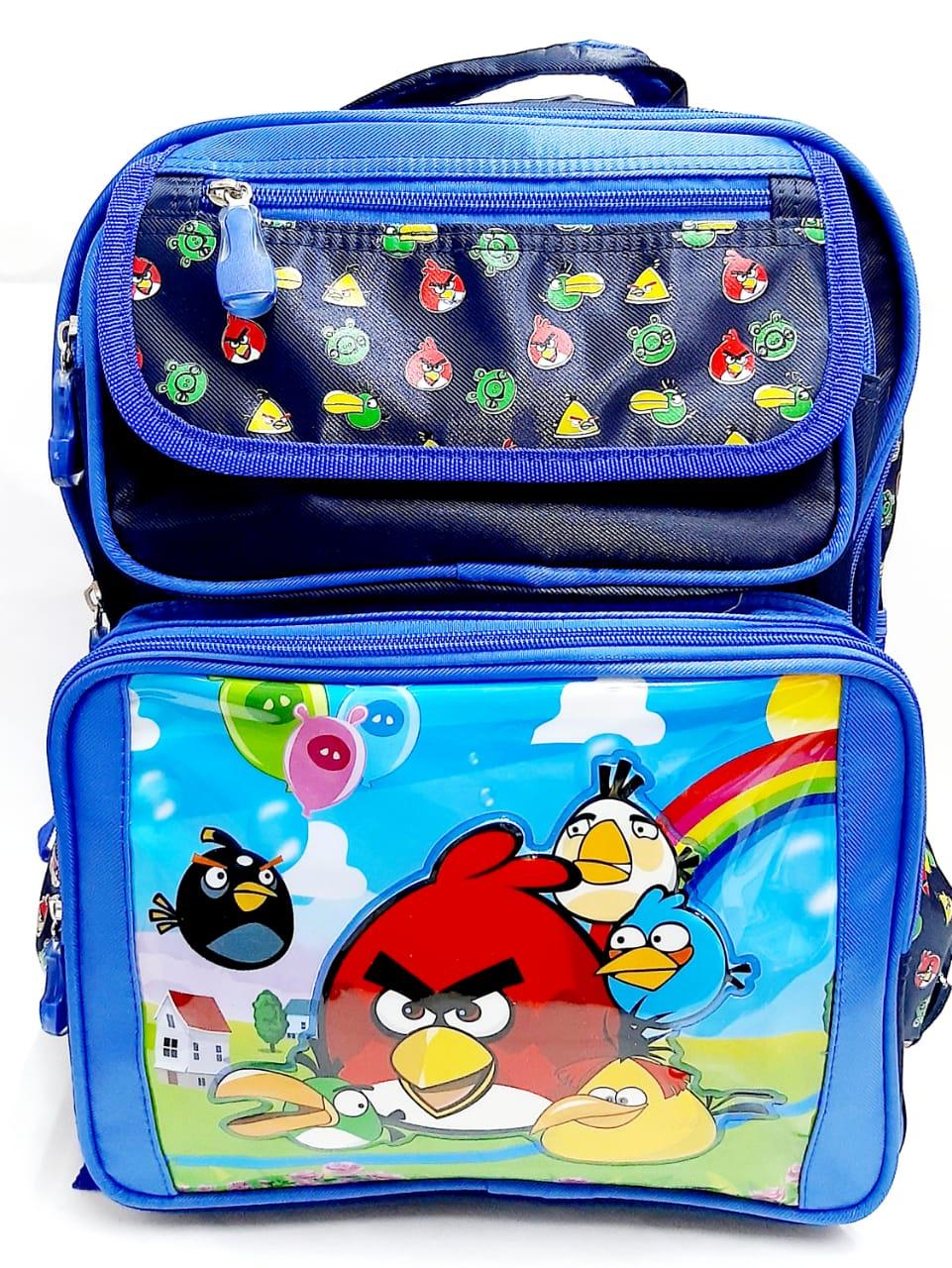 MOCHILA ESPALDA ANGRY BIRDS C/BOLSILLO