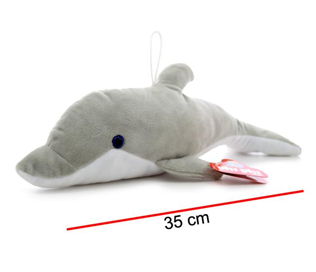 DELFIN  DE PELUCHE 35CM CON SOPAPA