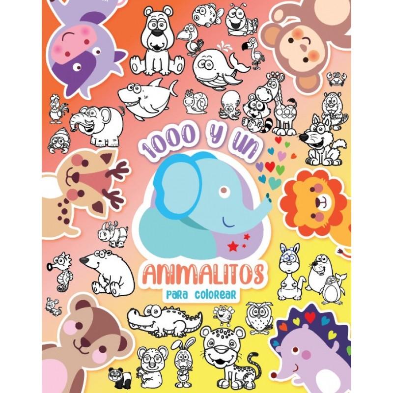 LIBRO PARA COLOREAR 1000 Y UN ANIMALITOS