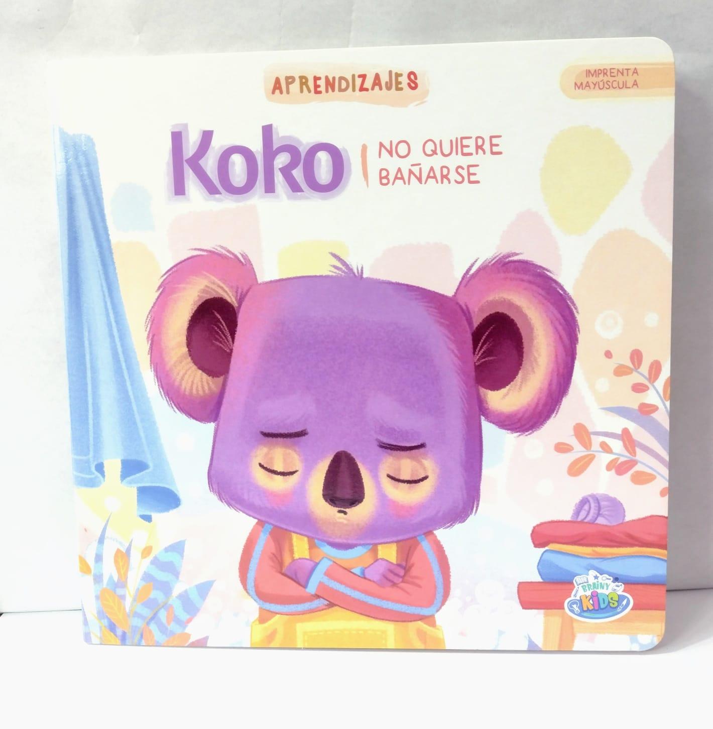 LIBRO KOKO NO QUIERE BAÑARSE
