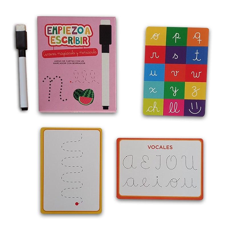 CARTAS CURSIVA MAYUSCULA Y MINUSCULA CON MARCADOR