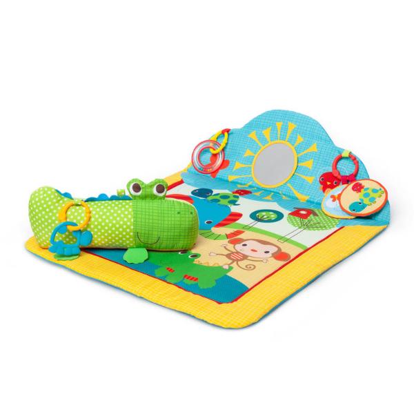 ALFOMBRA CON ALMOHADA COCODRILO