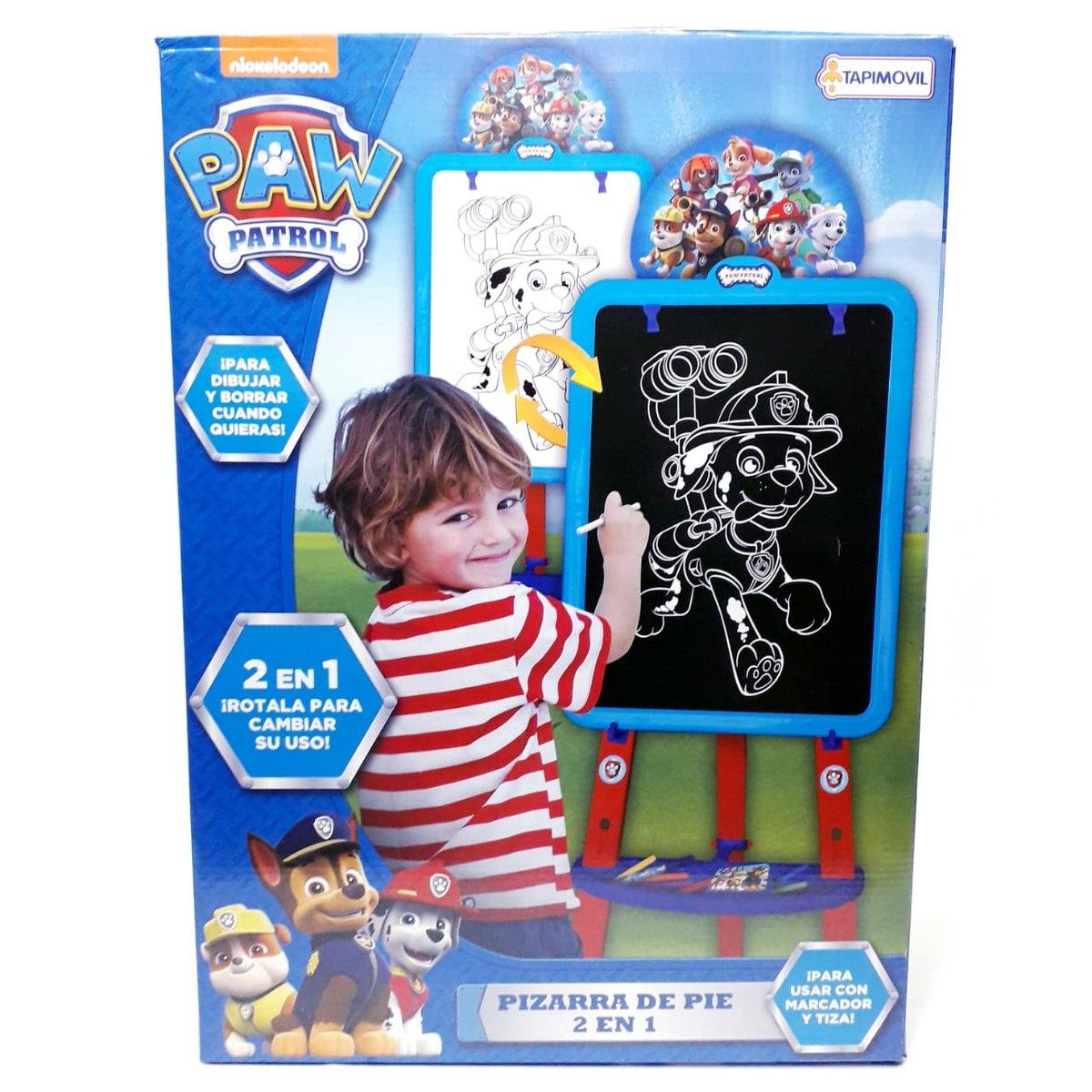 PIZARRA CON SOPORTE 2EN1 PAW PATROL EN CAJA