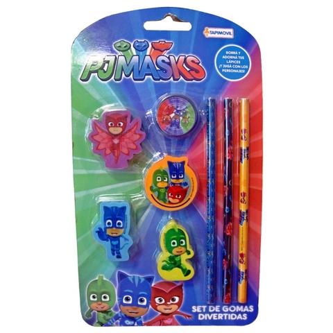 SET DE GOMAS PJ MASKS