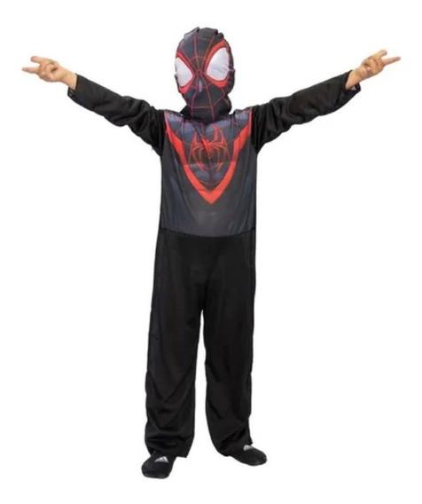 DISFRAZ CLASICO DE MILES MORALES (SPIDERMAN NEGRO)